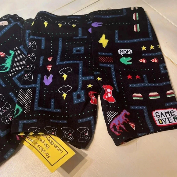 FISH STIX by STITCH FIX 2T Packman boy PJ’S - Picture 3 of 4